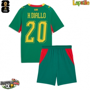Senegal Habib Diallo #20 Vieraspaita Lapsille MM-kisat 2026 Lyhythihainen (+ shortsit)